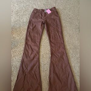 Edikted Faux Leather Pants